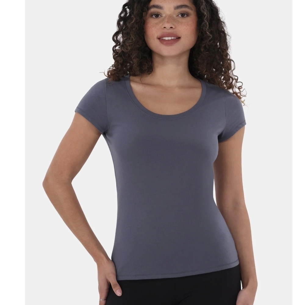 No Boundaries Charcoal Short Sleeve Tee